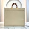 Fendi Large Sunshine Tote Ivory Bag - Image 4